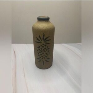 Pineapple Vase‎ Stoneware Pottery Bud Vase Home Decor Accent Piece